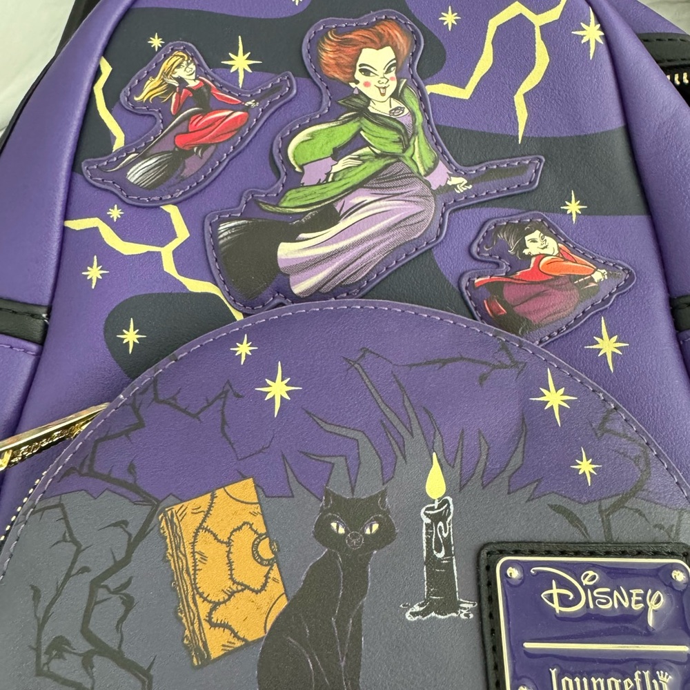 Loungefly Purple Backpack-hocus pocus